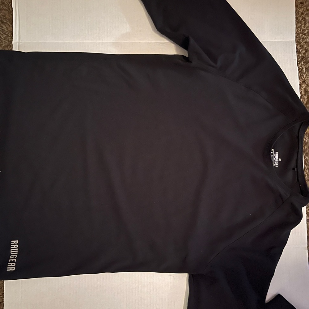 Rawgear men’s black longsleeve performance shirt